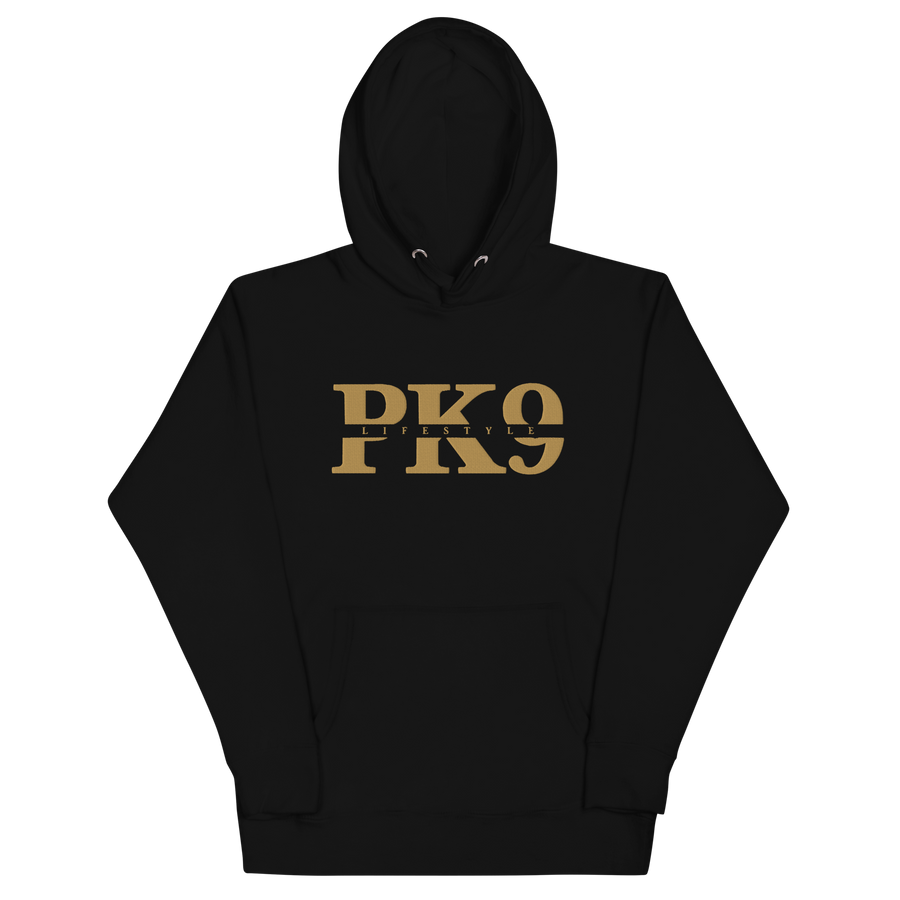 👑 Hoodie PK9 Xtase Premium – Gold Edition (Brodé)