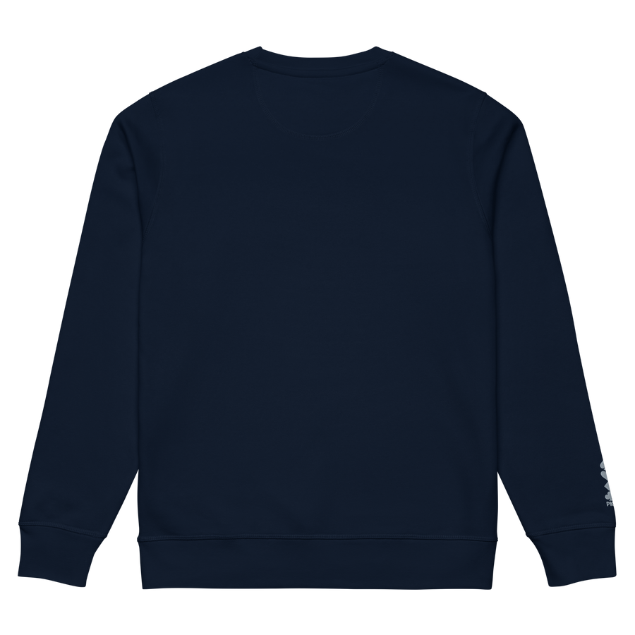 Sweat Bio Essential Silver Edition — French Navy — vue de dos