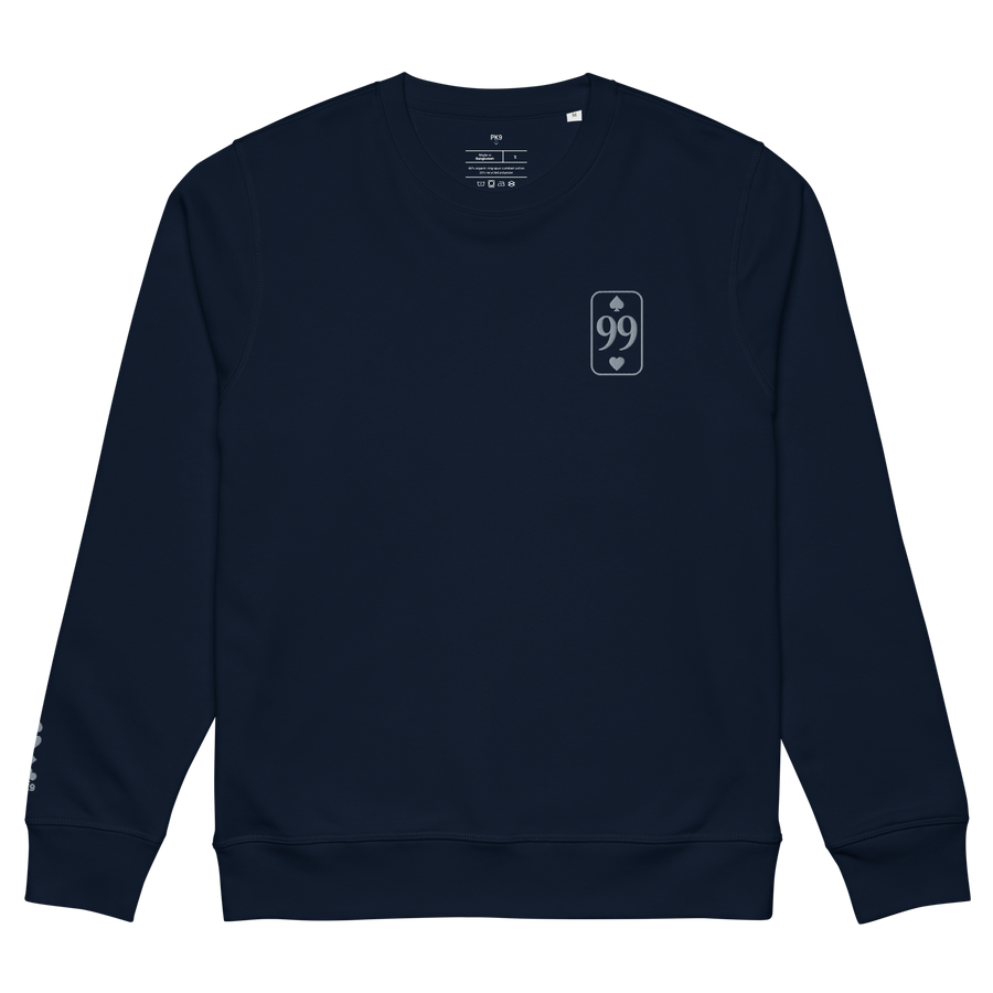 Sweat Bio Essential Silver Edition — French Navy — vue de face