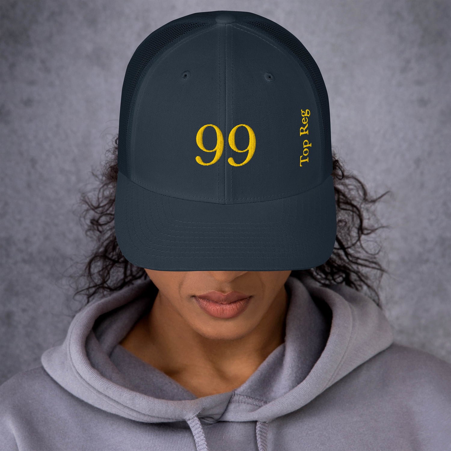 Casquette Trucker PK9 Top Reg Golden Edition — Bleu Marine