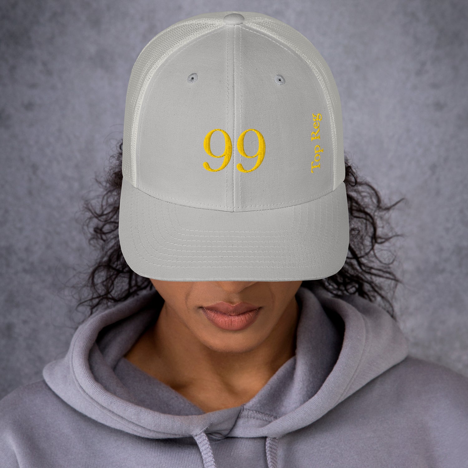 Casquette Trucker PK9 Top Reg Golden Edition — Argenté