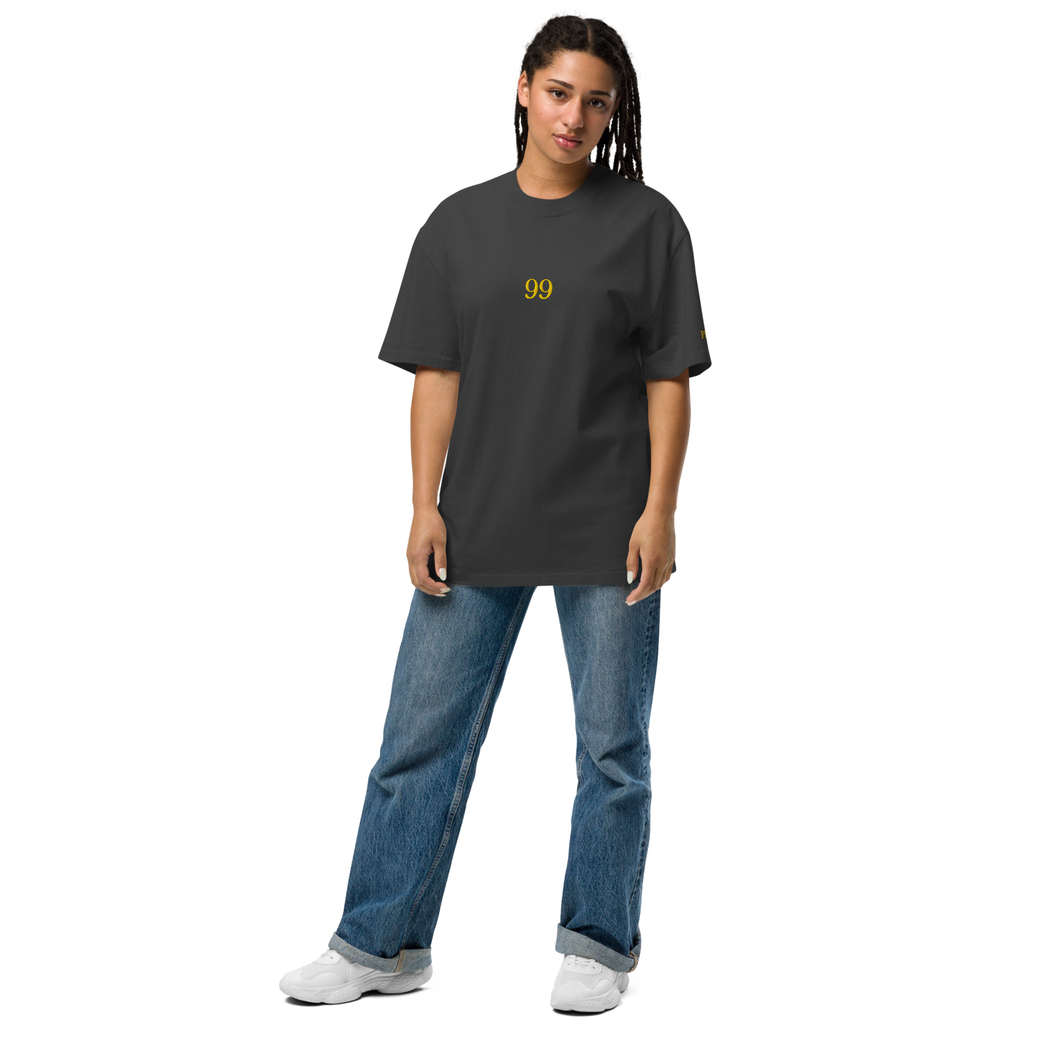 T-shirt oversize délavé