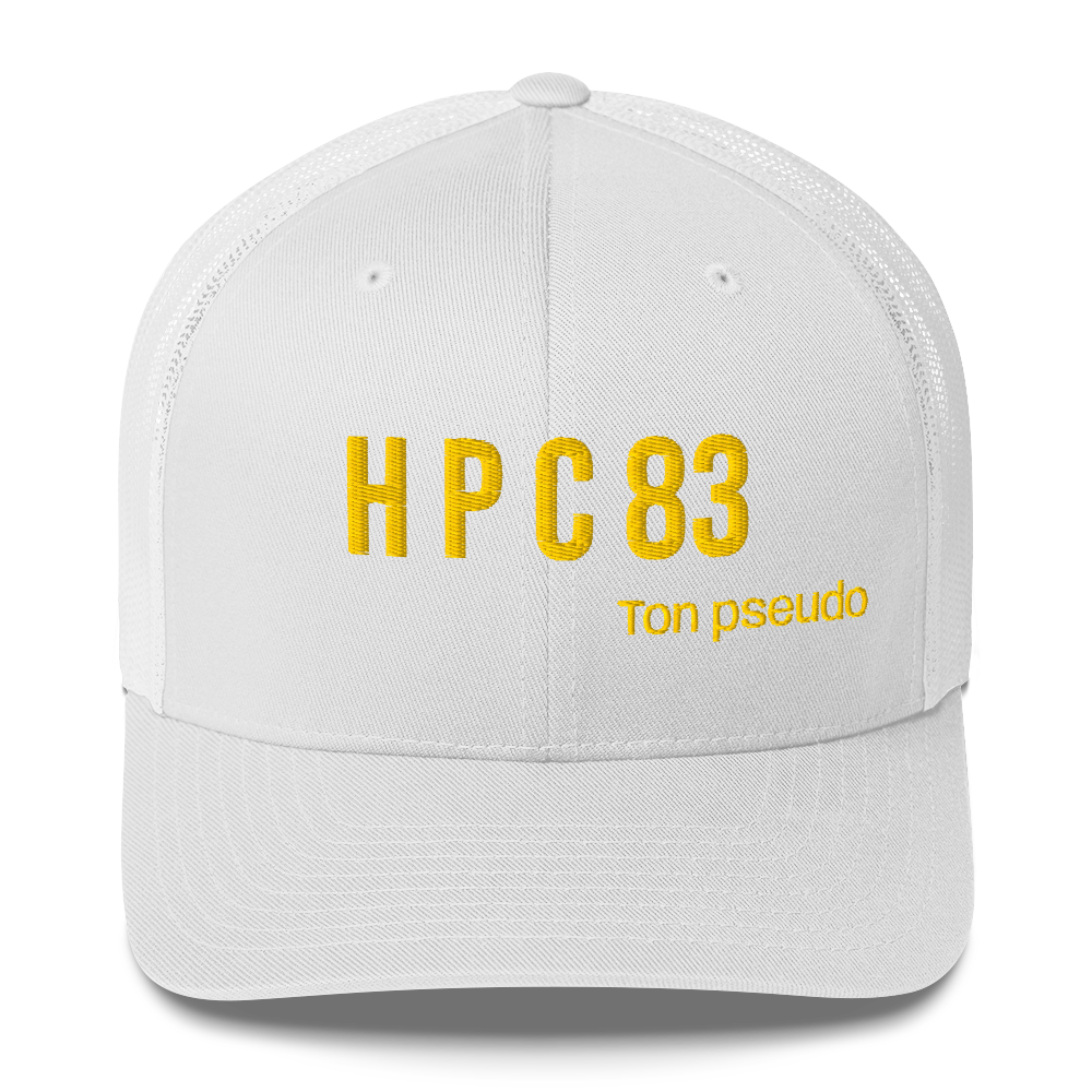 Casquette PK9 × HPC 83 — White