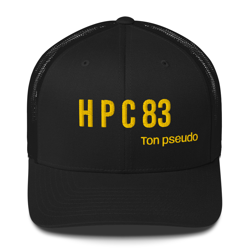 Casquette PK9 × HPC 83 — Black
