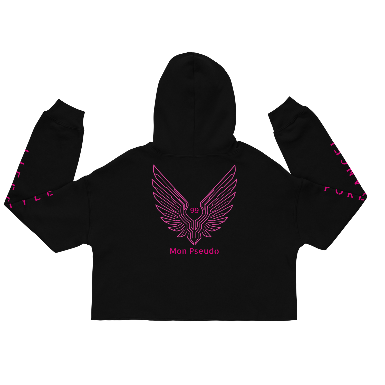Crop Hoodie PK9 Poker Angel –