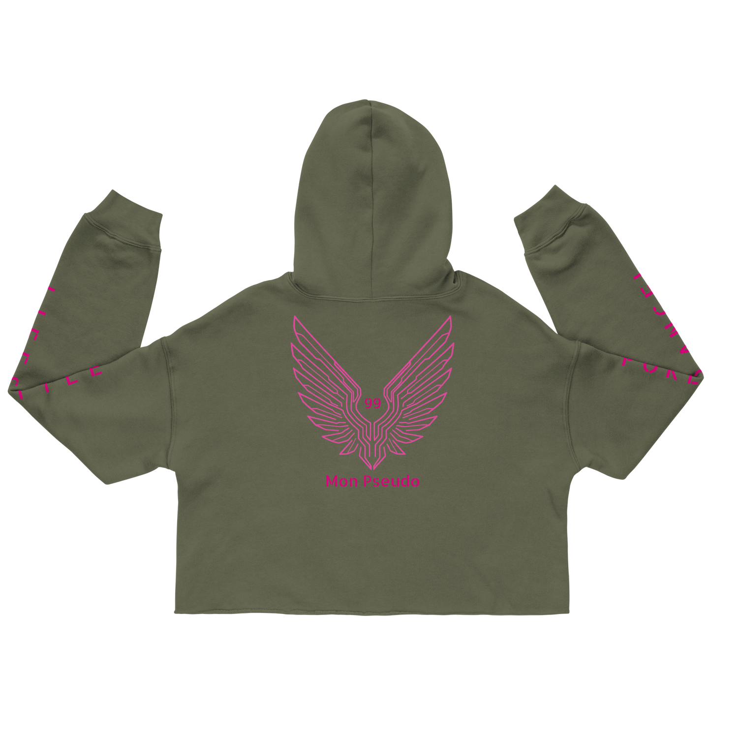 Crop Hoodie PK9 Poker Angel –