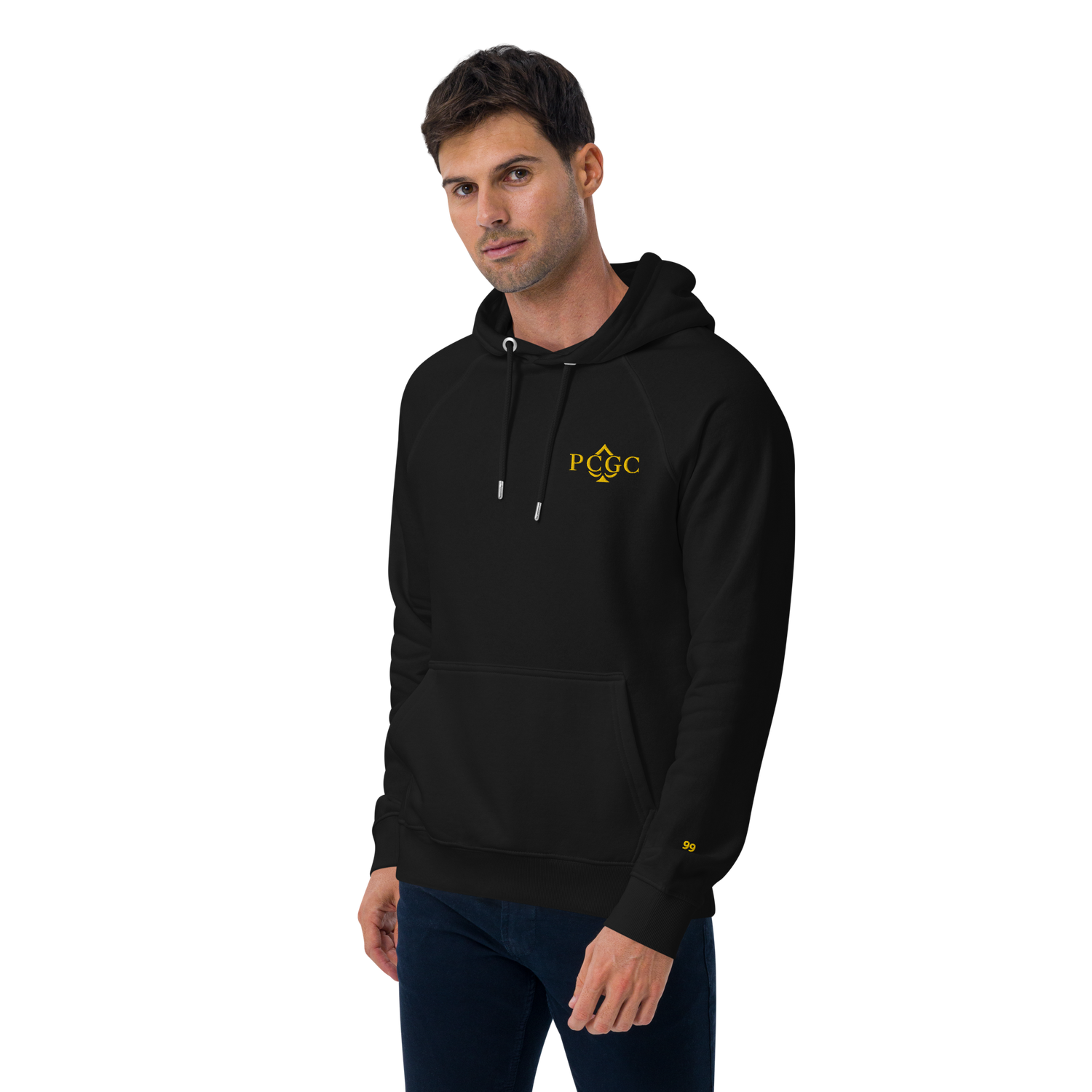 🌱Hoodie PK9 x Poker Cognac Organic Gold Embroidery Edition