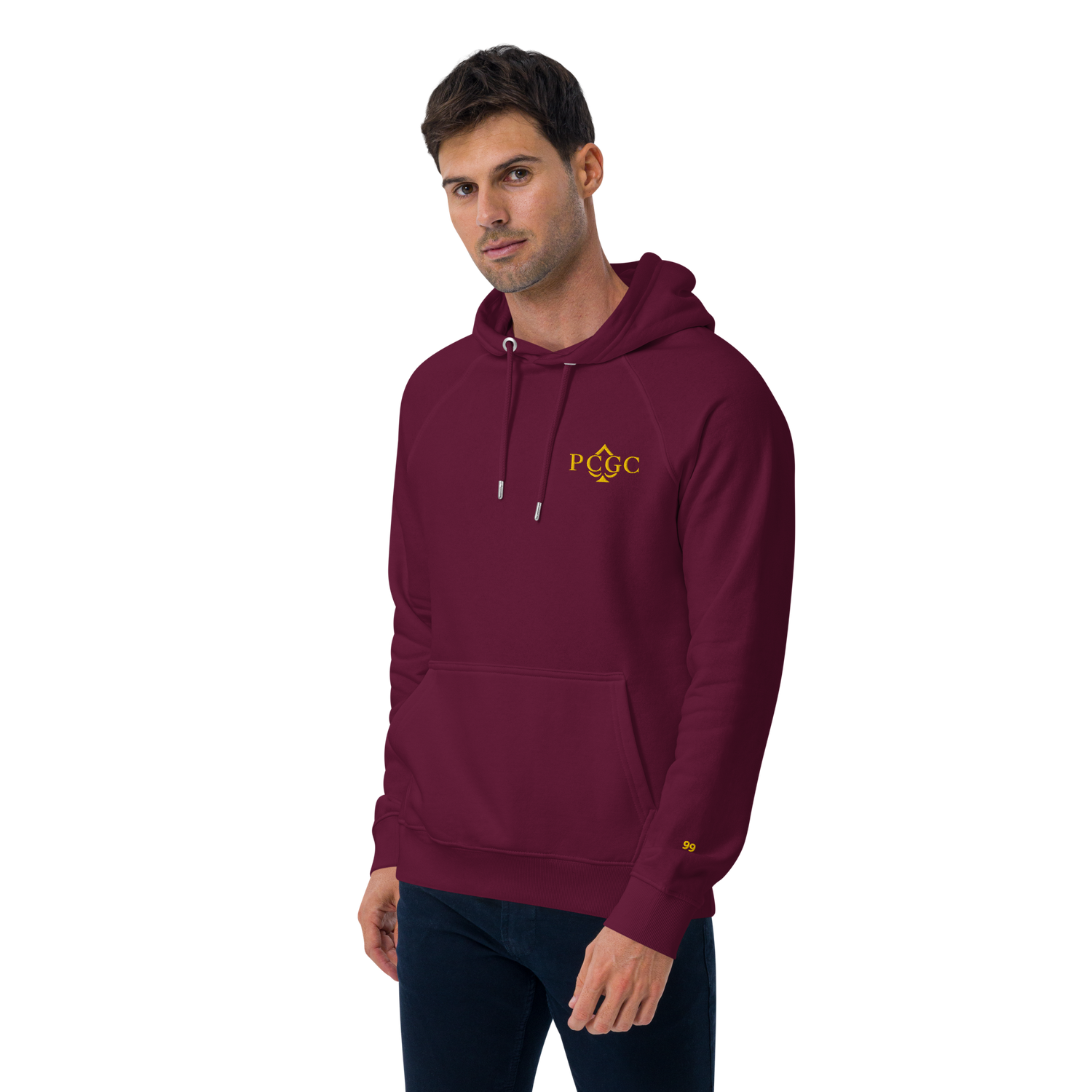🌱Hoodie PK9 x Poker Cognac Organic Gold Embroidery Edition