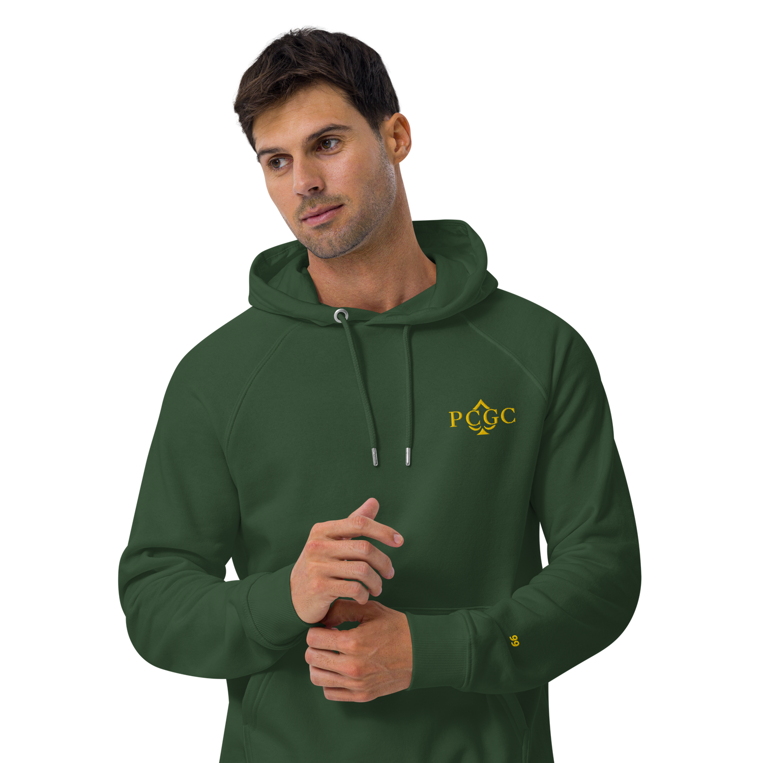 🌱Hoodie PK9 x Poker Cognac Organic Gold Embroidery Edition