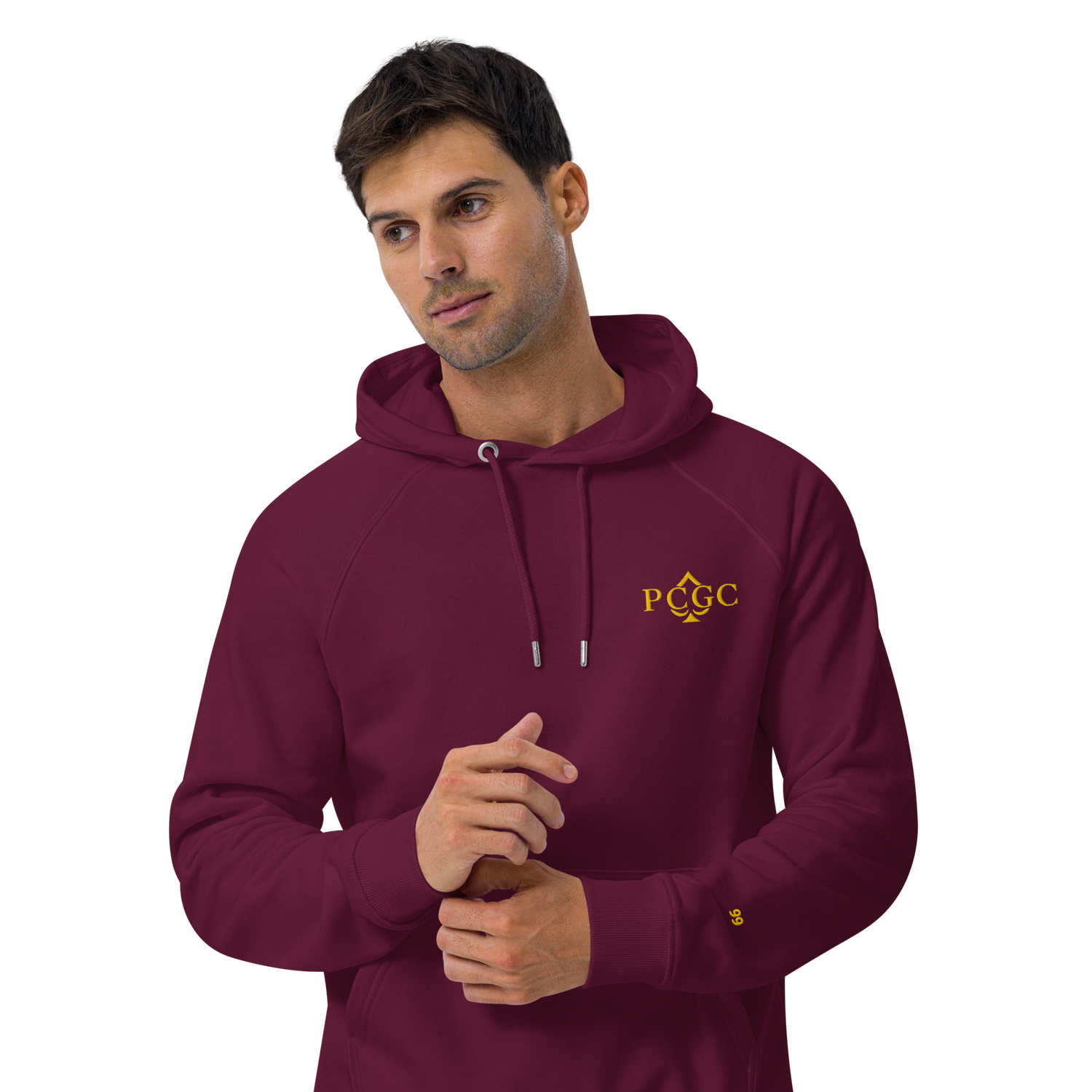 🌱Hoodie PK9 x Poker Cognac Organic Gold Embroidery Edition