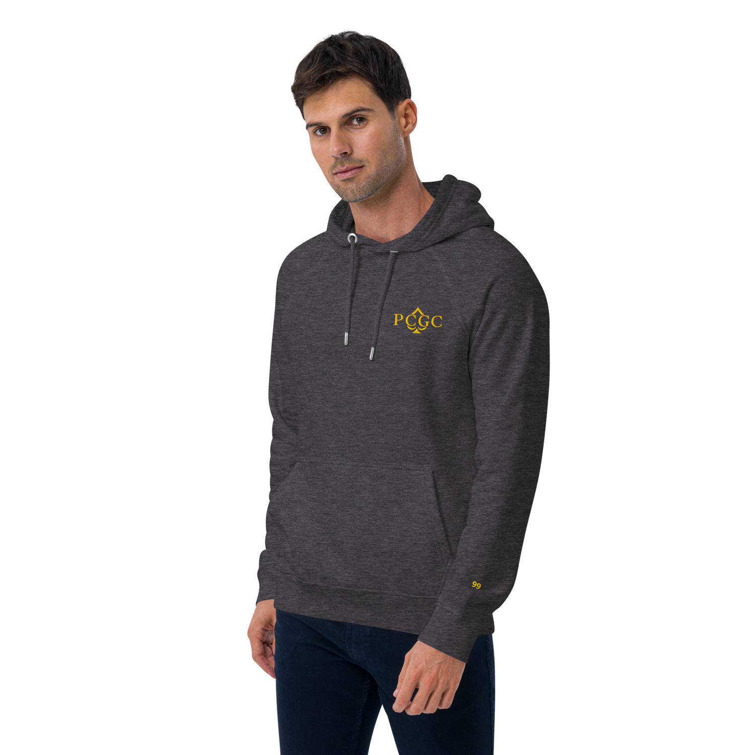 🌱Hoodie PK9 x Poker Cognac Organic Gold Embroidery Edition