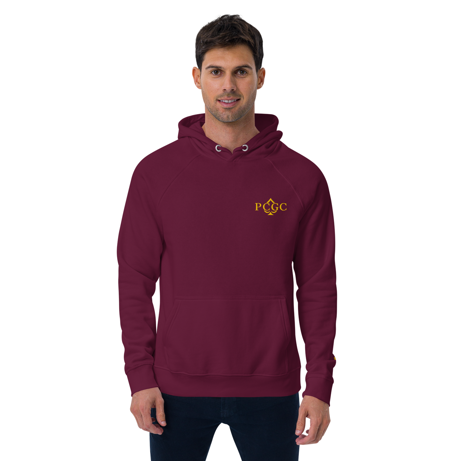 🌱Hoodie PK9 x Poker Cognac Organic Gold Embroidery Edition