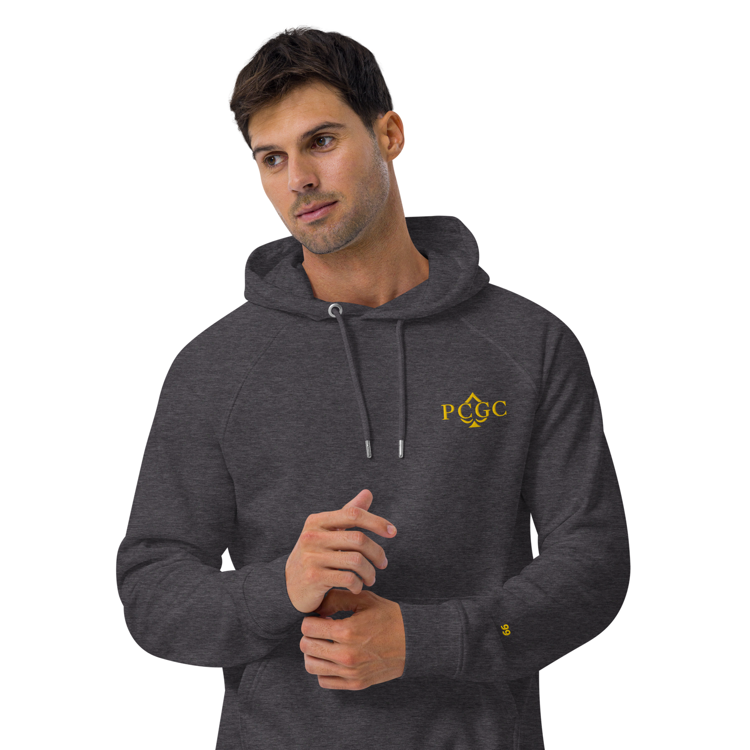 🌱Hoodie PK9 x Poker Cognac Organic Gold Embroidery Edition