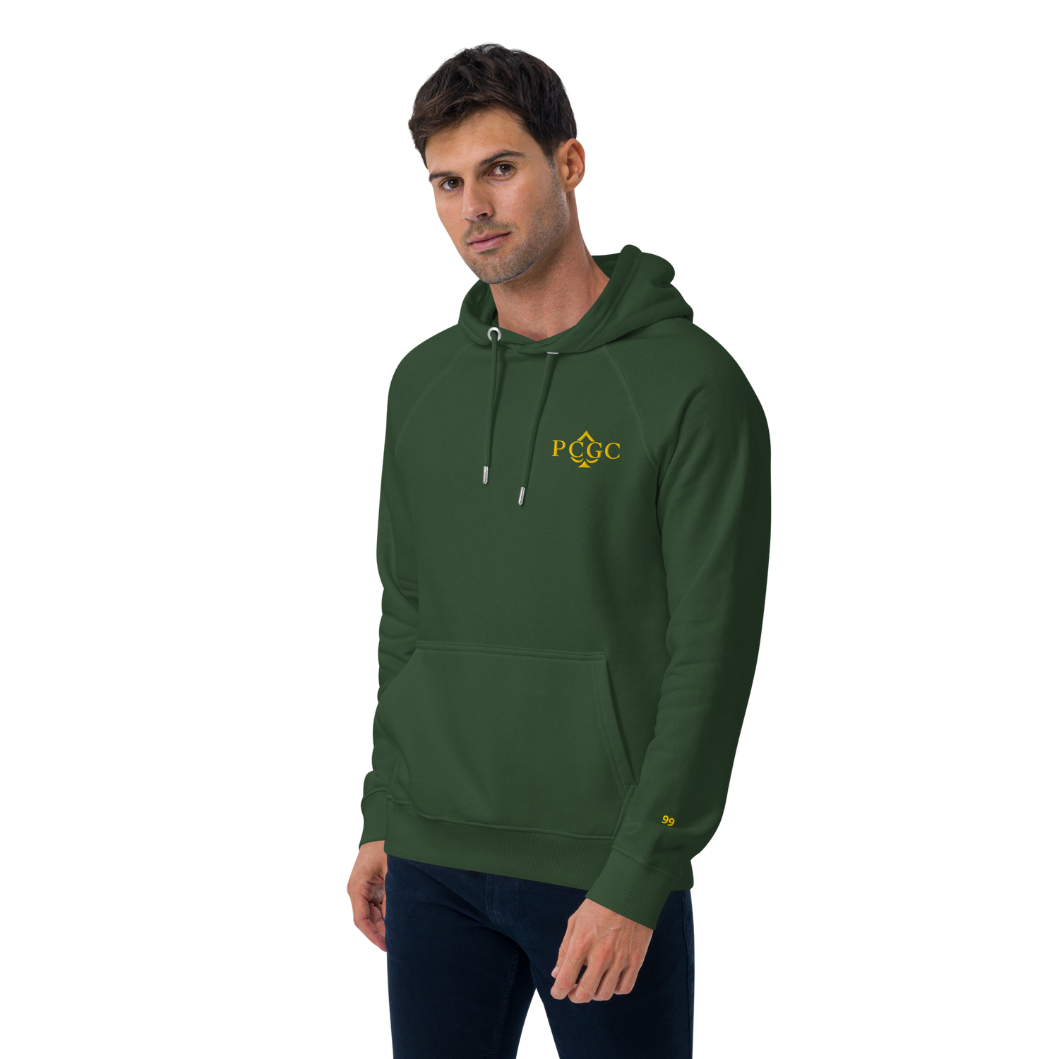 🌱Hoodie PK9 x Poker Cognac Organic Gold Embroidery Edition