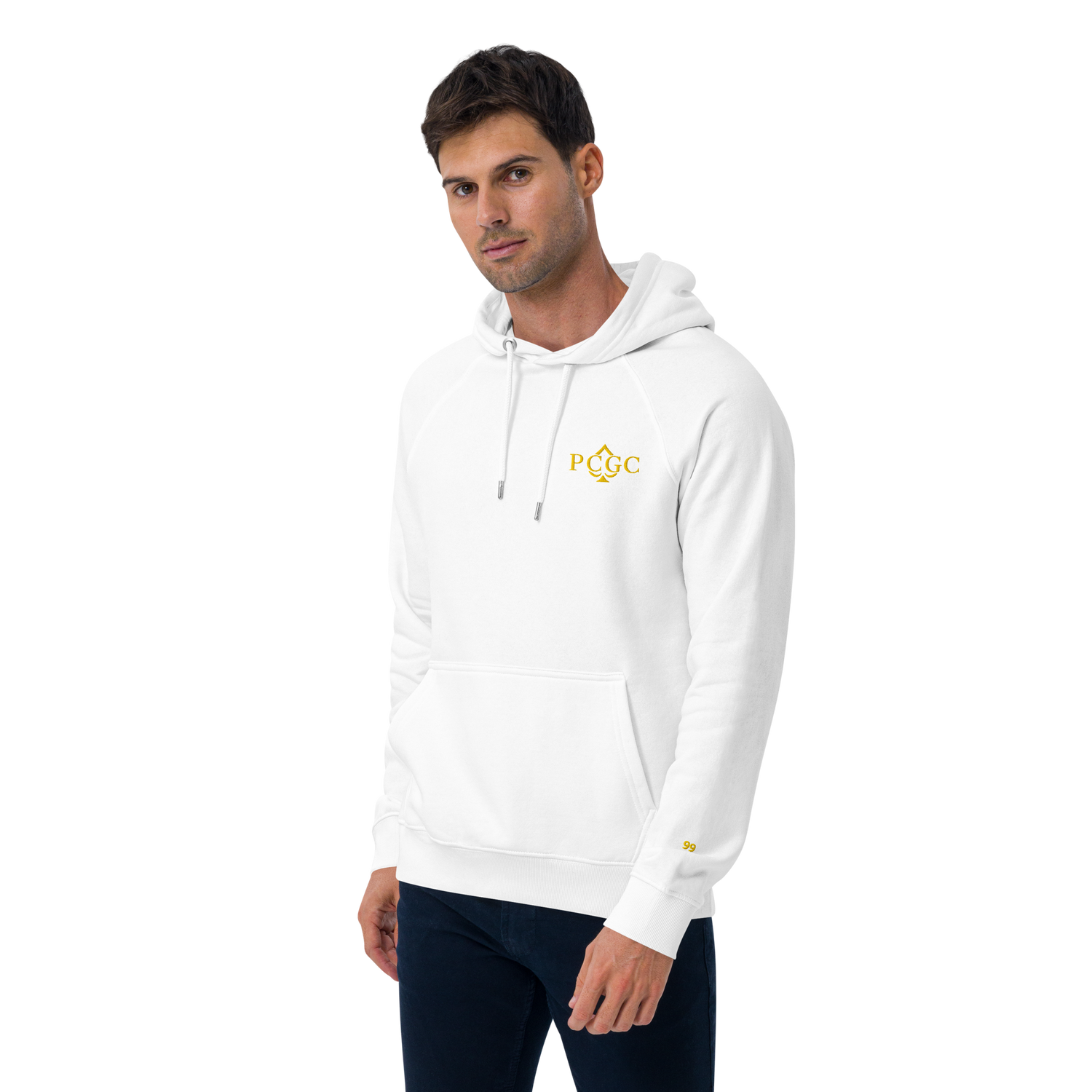 🌱Hoodie PK9 x Poker Cognac Organic Gold Embroidery Edition