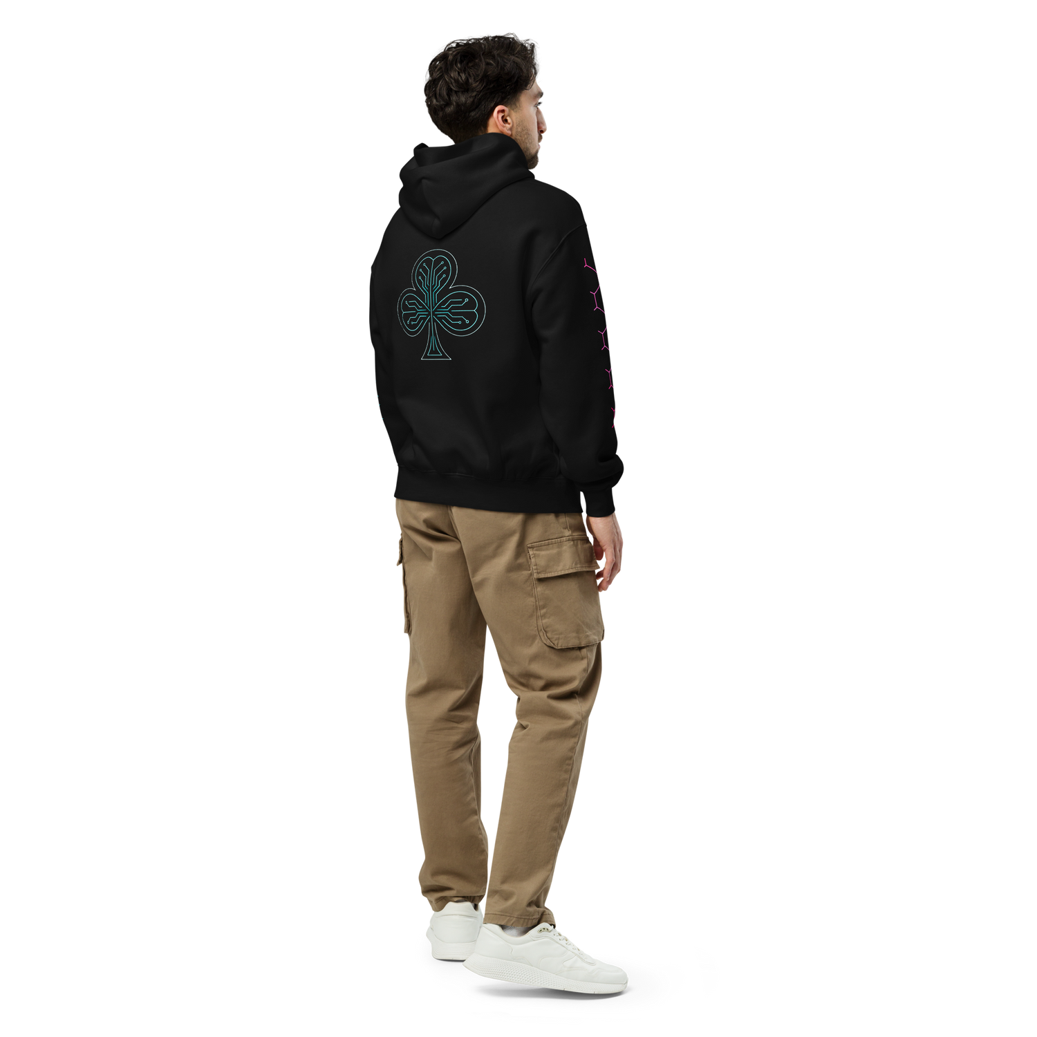 🃏 Hoodie Premium Oversized PK9 – Future Holdem Clover Edition