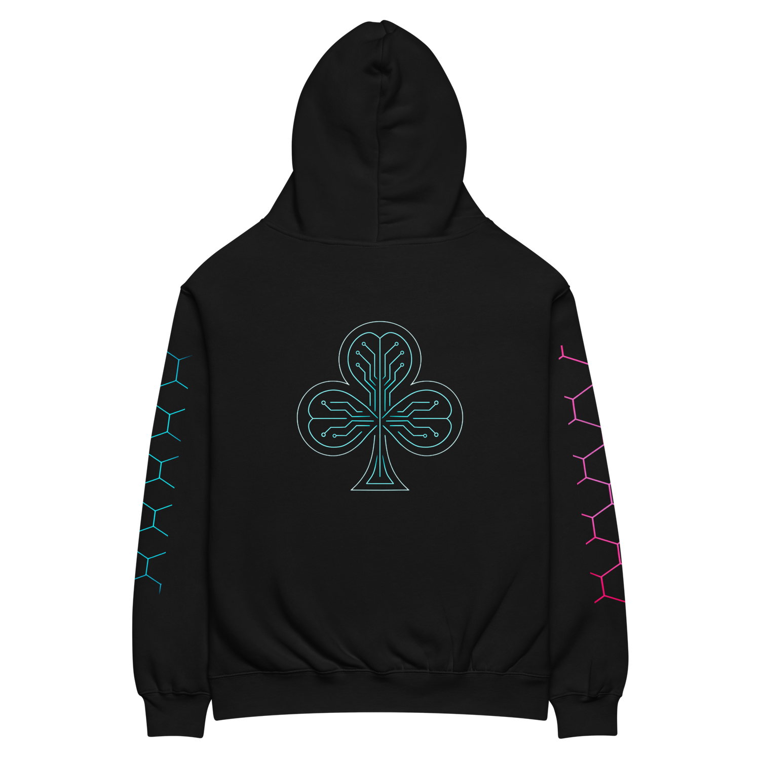 🃏 Hoodie Premium Oversized PK9 – Future Holdem Clover Edition