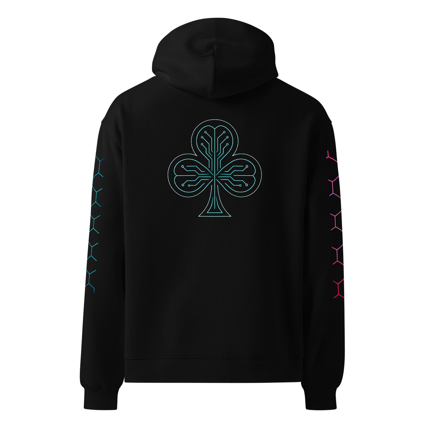🃏 Hoodie Premium Oversized PK9 – Future Holdem Clover Edition