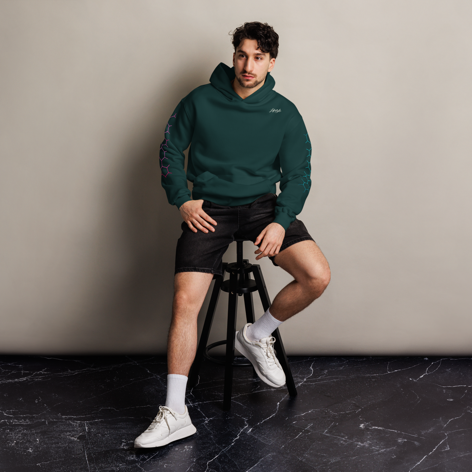 🃏 Hoodie Premium Oversized PK9 – Future Holdem Clover Edition