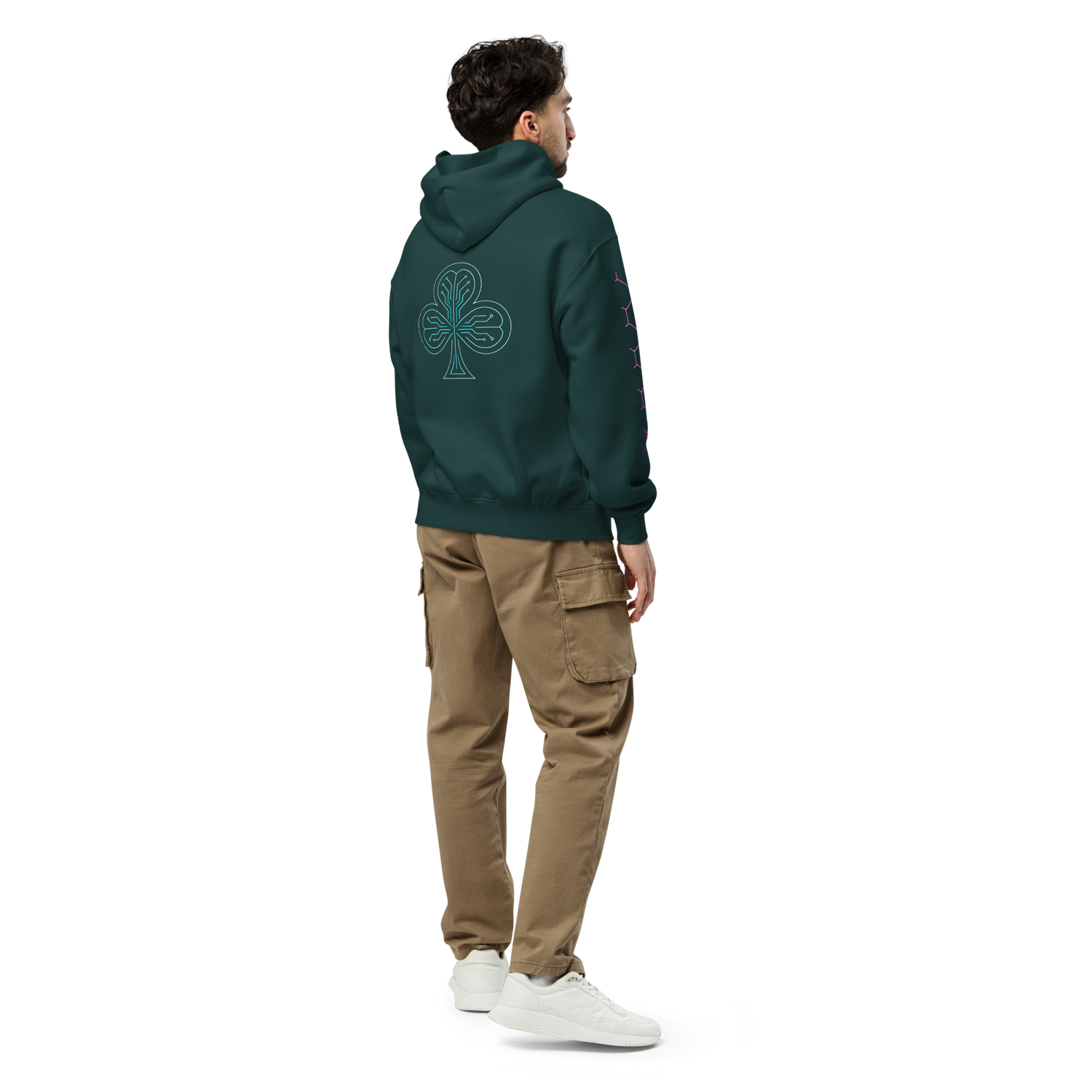 🃏 Hoodie Premium Oversized PK9 – Future Holdem Clover Edition