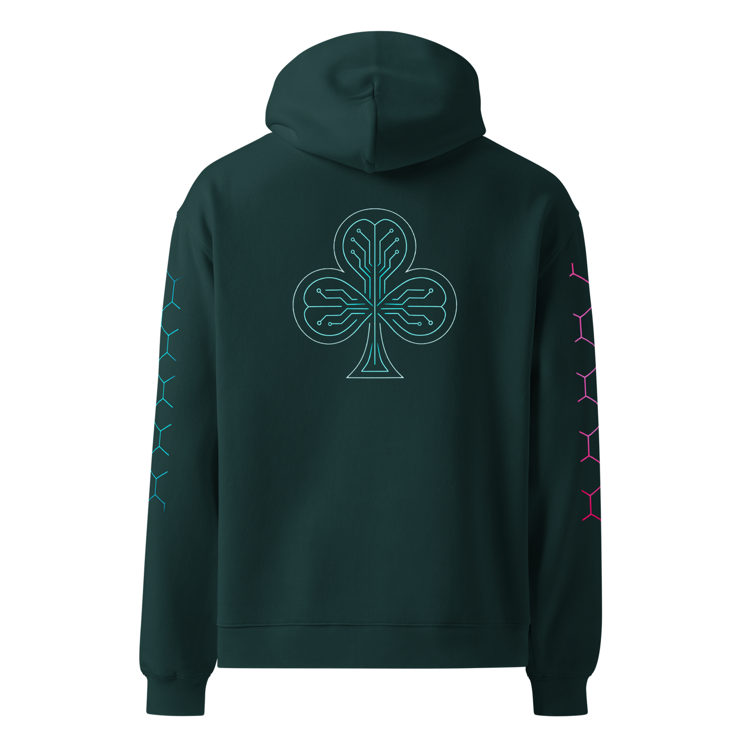 🃏 Hoodie Premium Oversized PK9 – Future Holdem Clover Edition