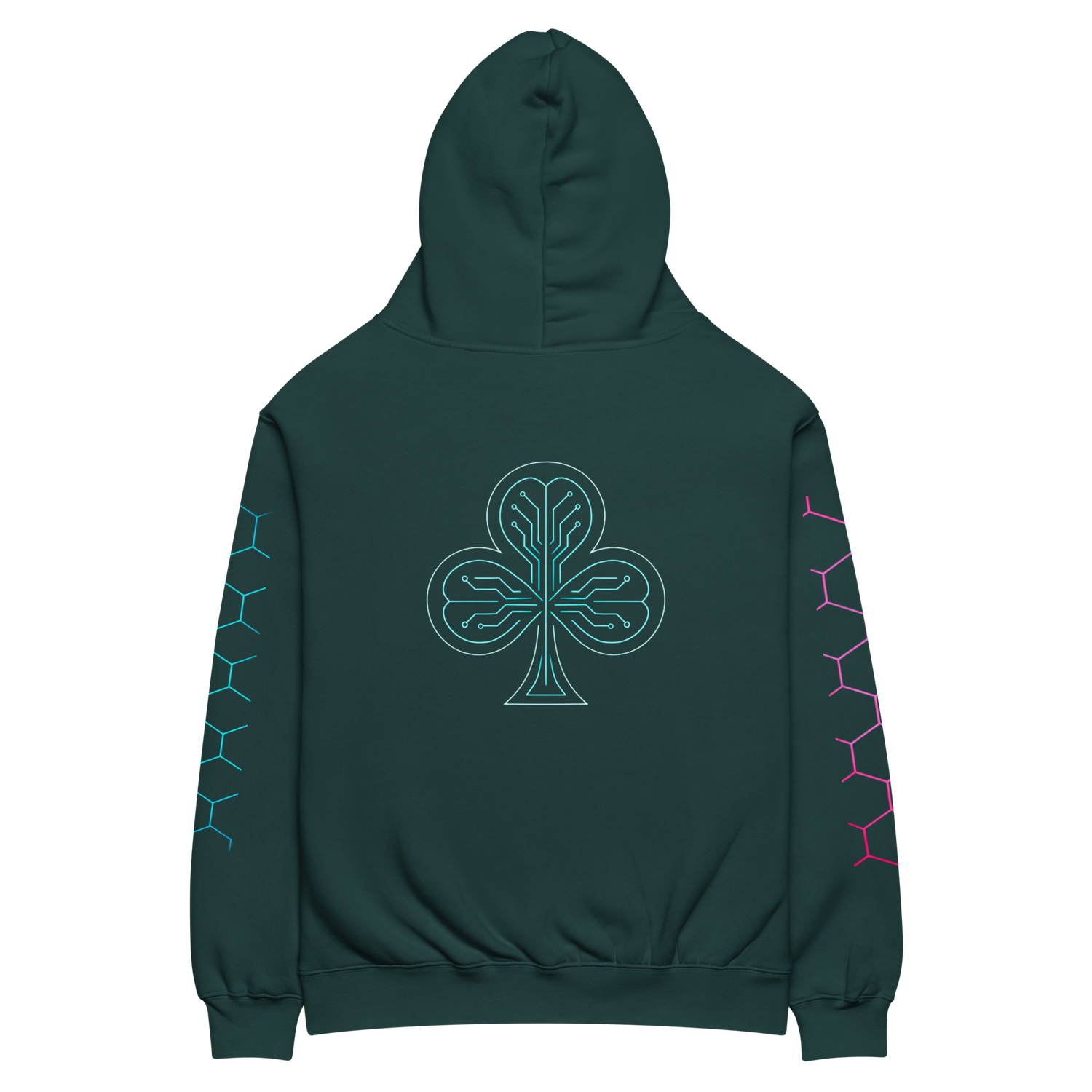 🃏 Hoodie Premium Oversized PK9 – Future Holdem Clover Edition