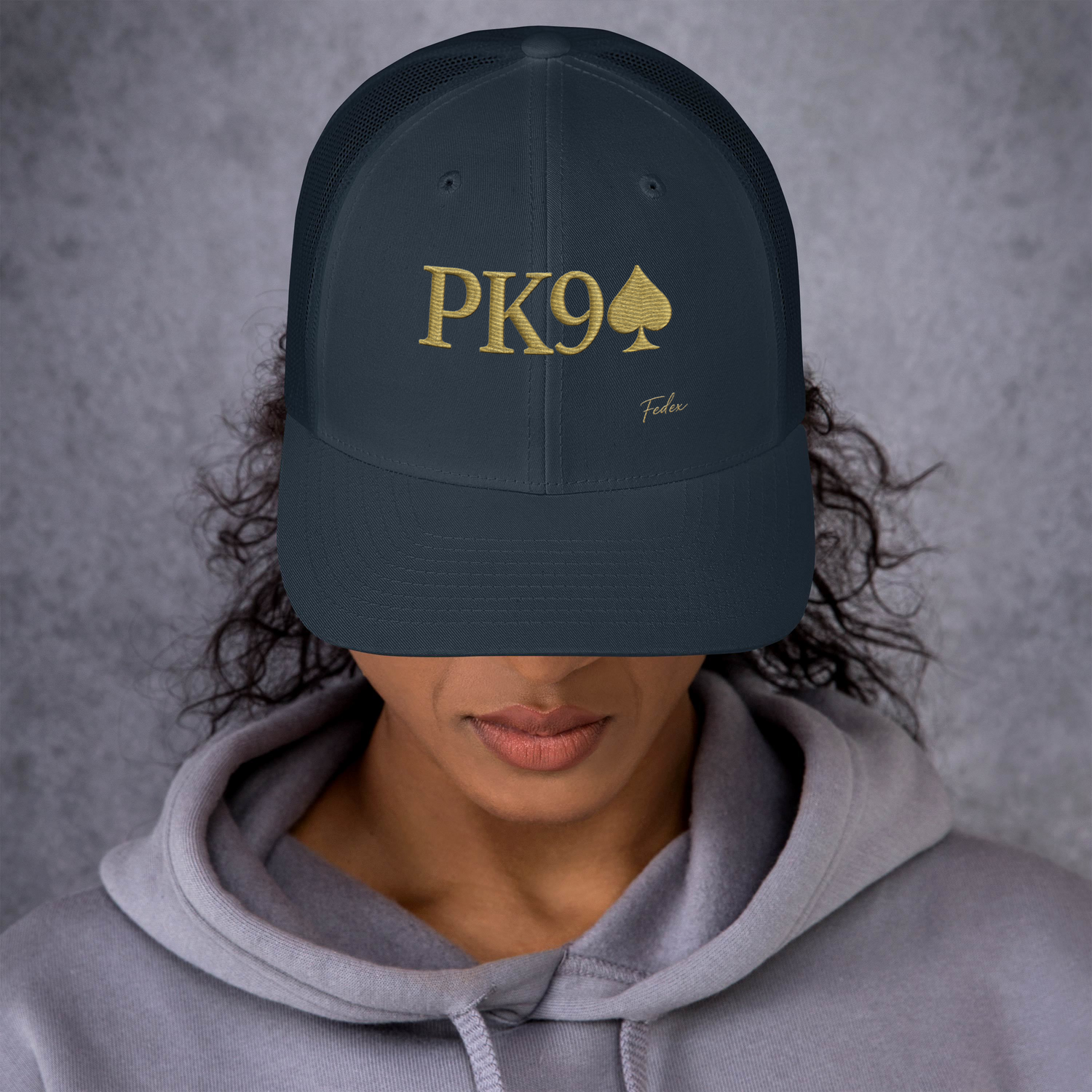 Casquette Trucker PK9 Signature FedEx — Bleu Marine