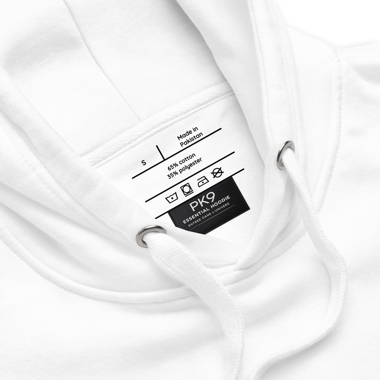 Hoodie PK9 Essential — Entrée dans l’univers PK9 White Edition