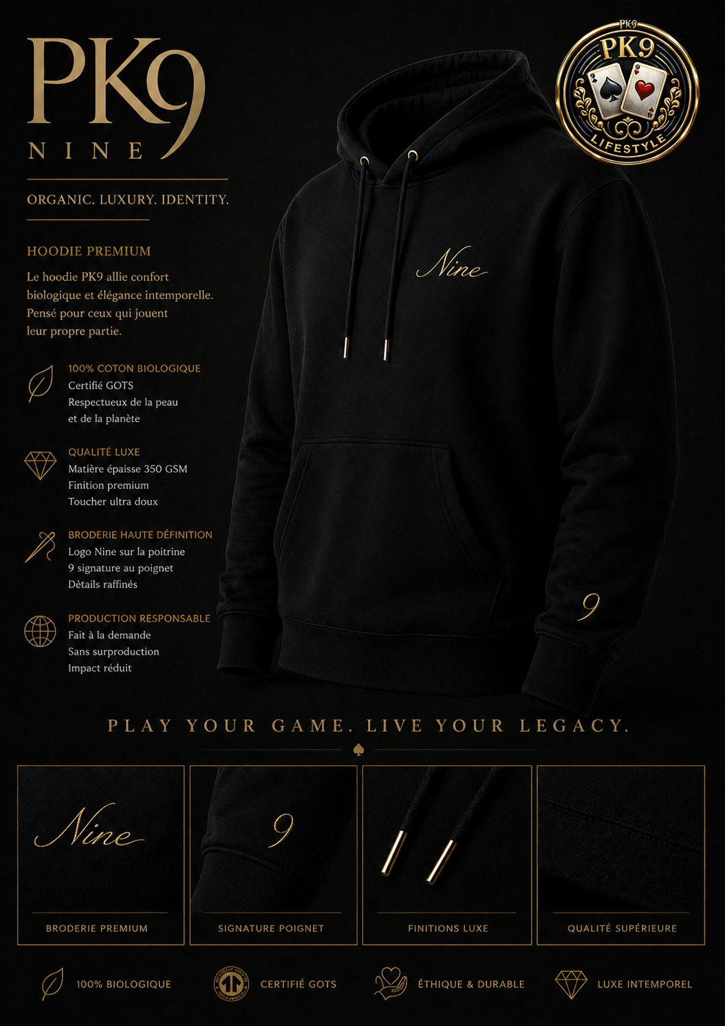 Hoodie Premium Nine