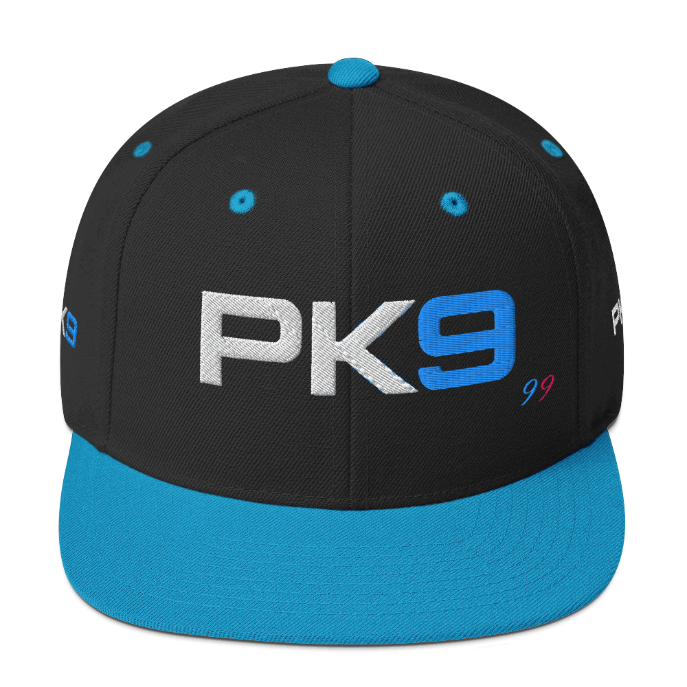 Casquette visière plate Summer Top Reg — Noir / Bleu Canard