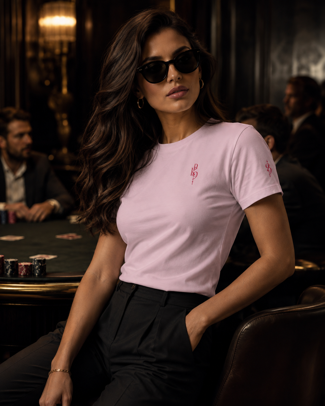 HighRoller Queen Tee — Femme Brodé