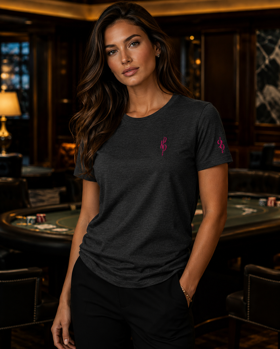 HighRoller Queen Tee — Femme Brodé