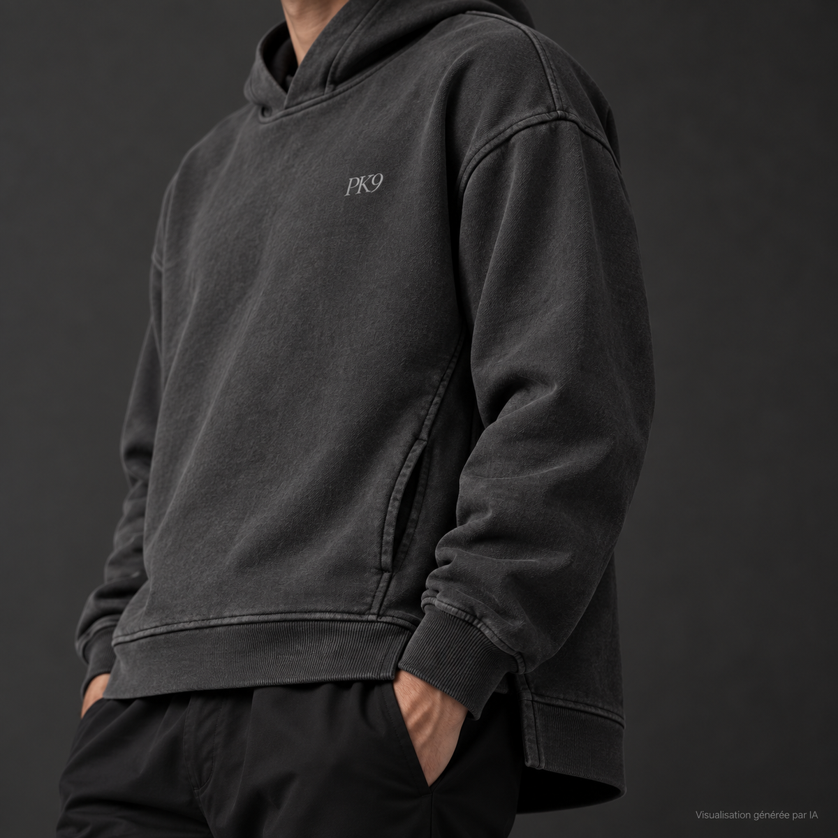 CALM — Hoodie délavé First Timer