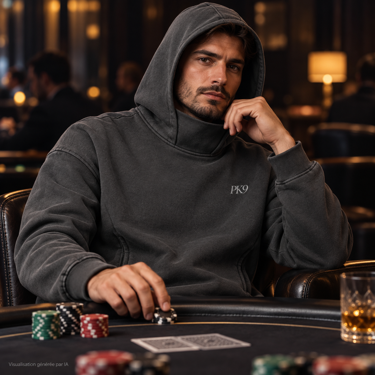 CALM — Hoodie délavé First Timer