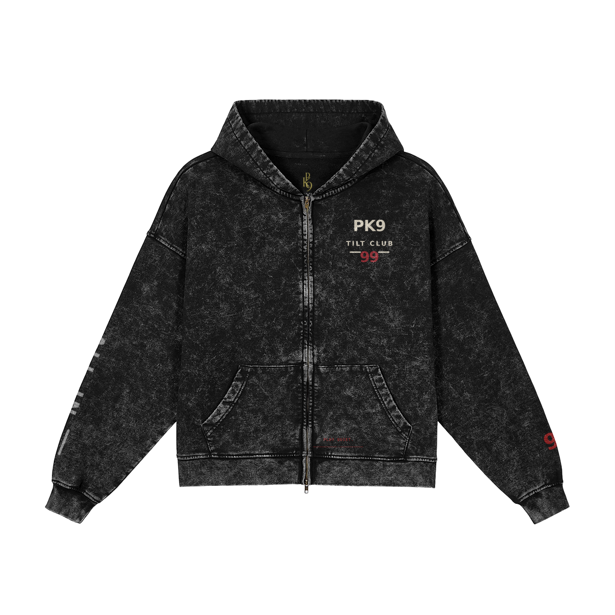 PK9 TILT CLUB 09/99 — Hoodie Zippé Hors-Série