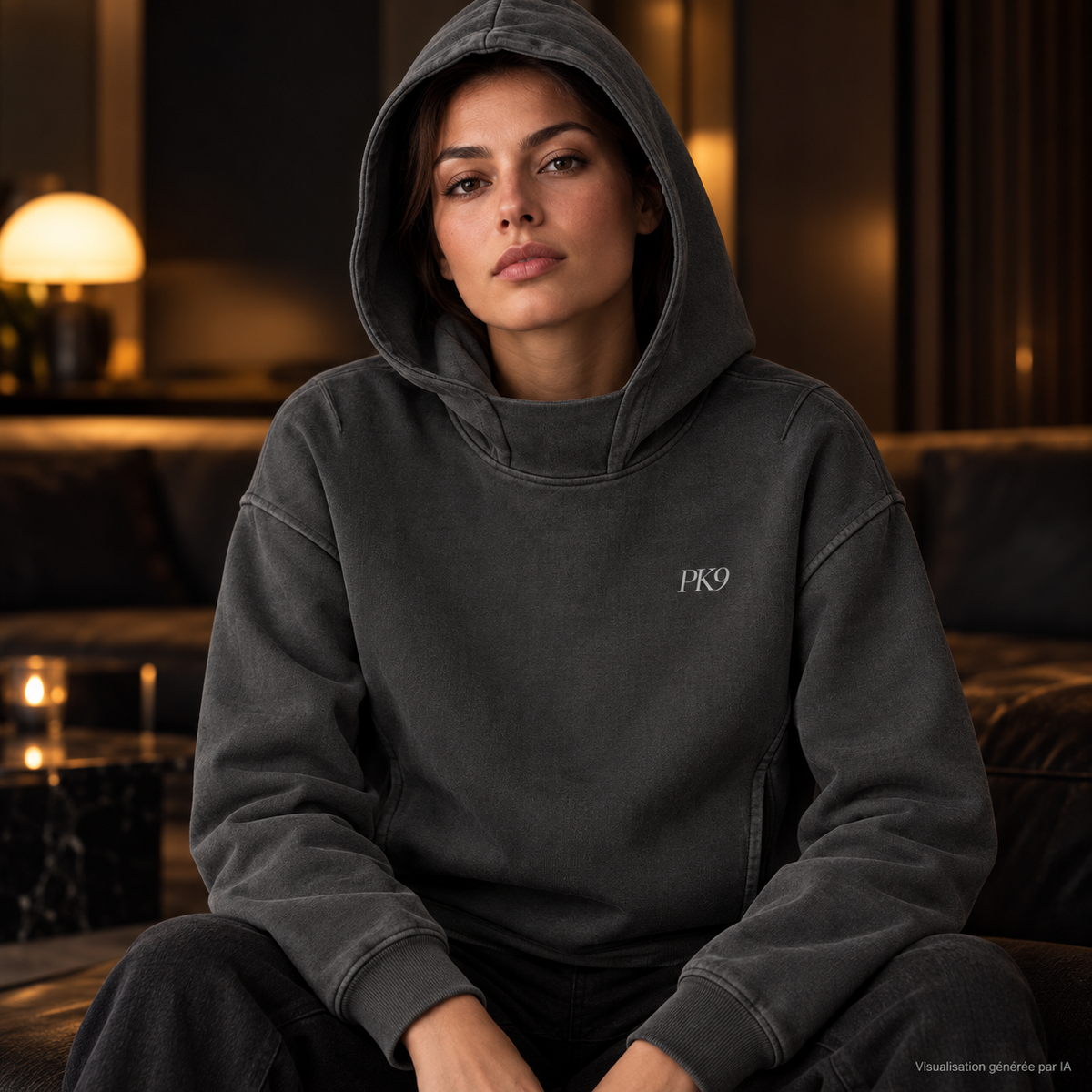 CALM — Hoodie délavé First Timer