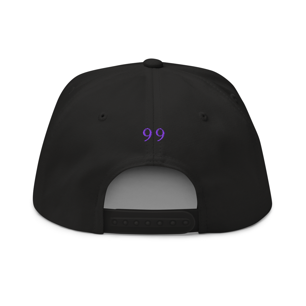 Casquette Flat Future Division — Noir — vue de dos