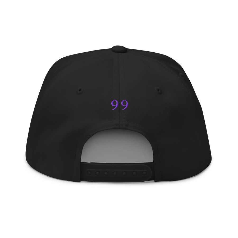 Casquette Flat Future Division — Noir — vue de dos