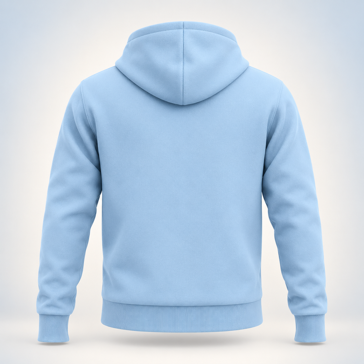 Hoodie Grinder Deluxe FPL × PK9 bleu ciel — visuel e-commerce 3 sur 10