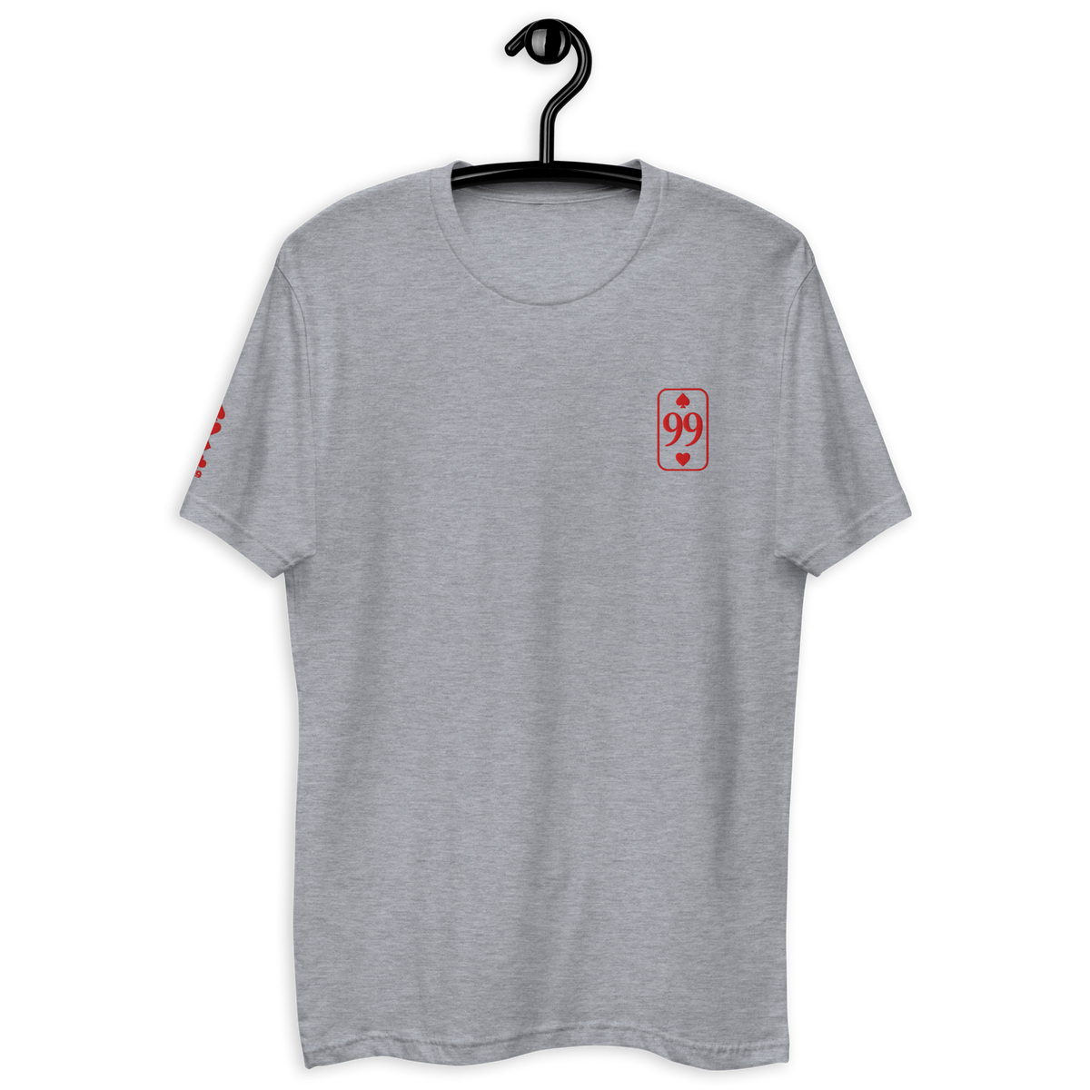 T-shirt Essential Red Edition — Heather Grey — vue de face
