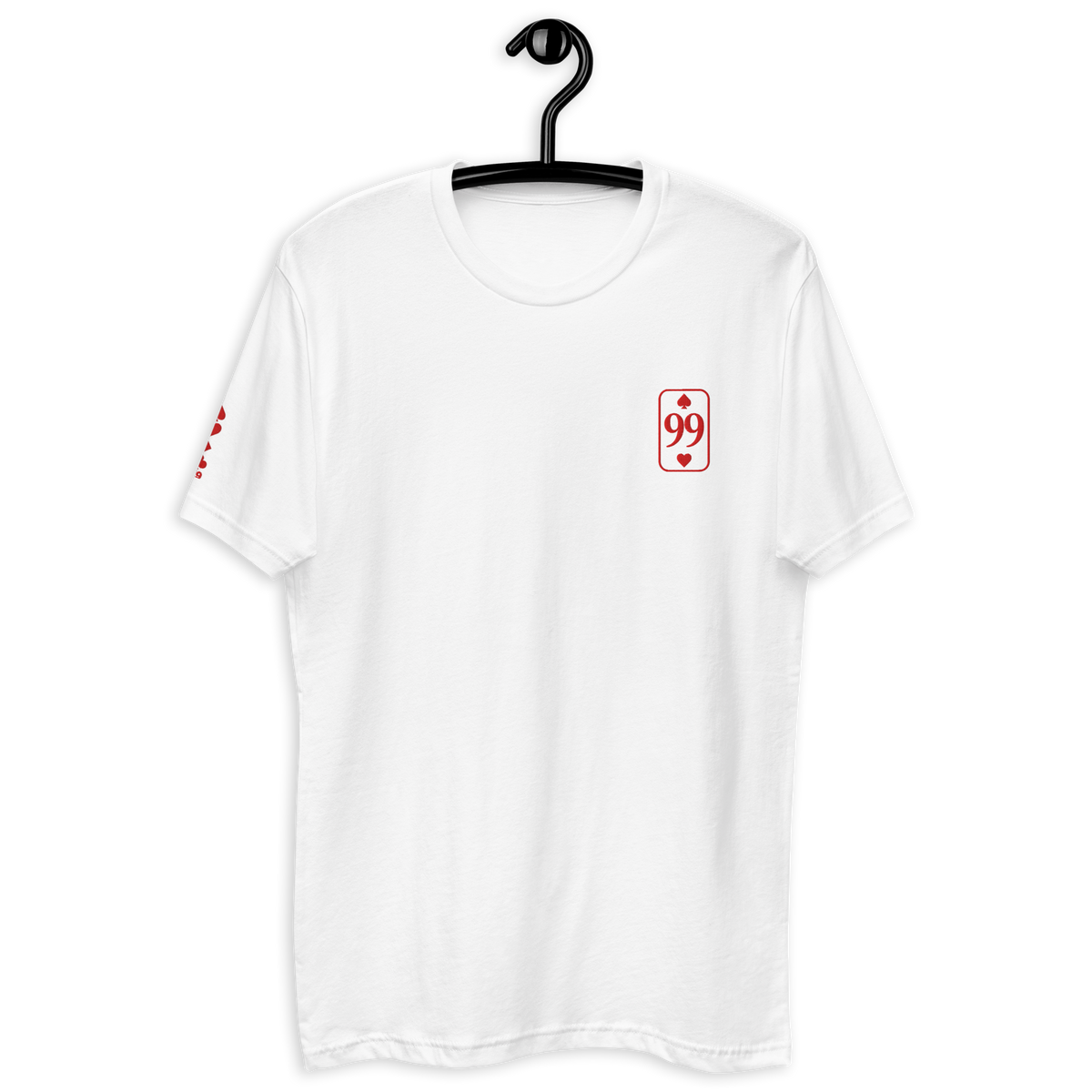 T-shirt Essential Red Edition — Blanc — vue de face