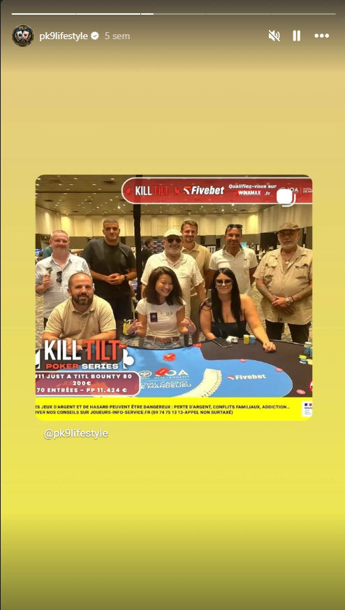 Communauté PK9 en tournoi de poker