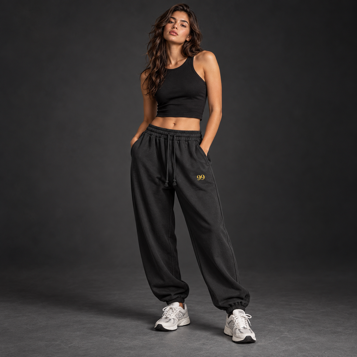 PK9 Gold Member — pantalon noir — visuel 5