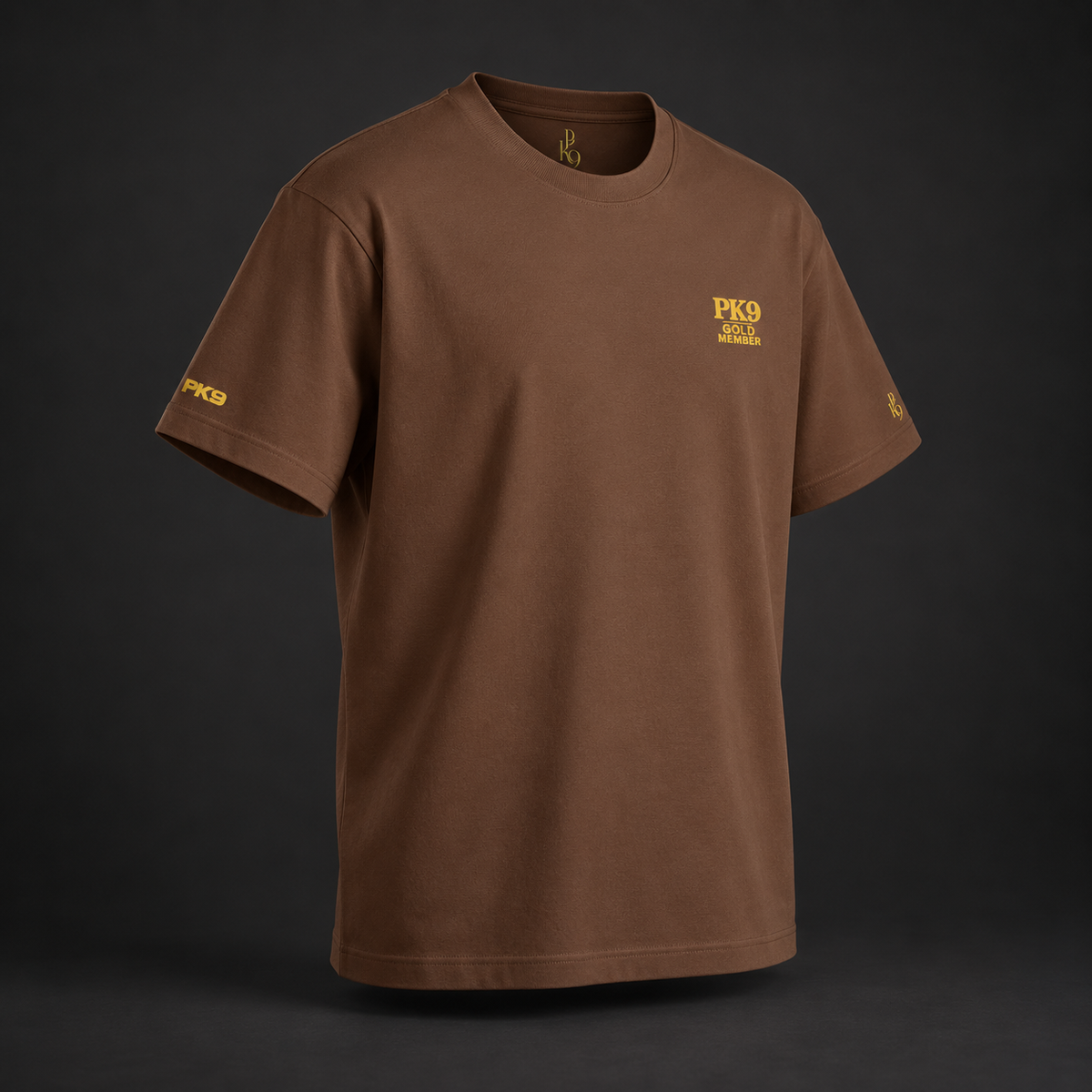 PK9 Gold Member — tee-shirt châtaigne — visuel 2