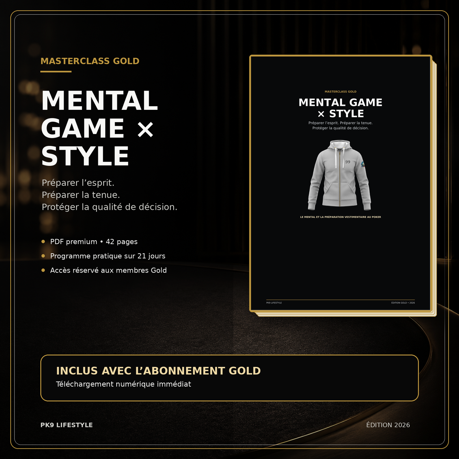 Masterclass Gold — Mental Game × Style au Poker
