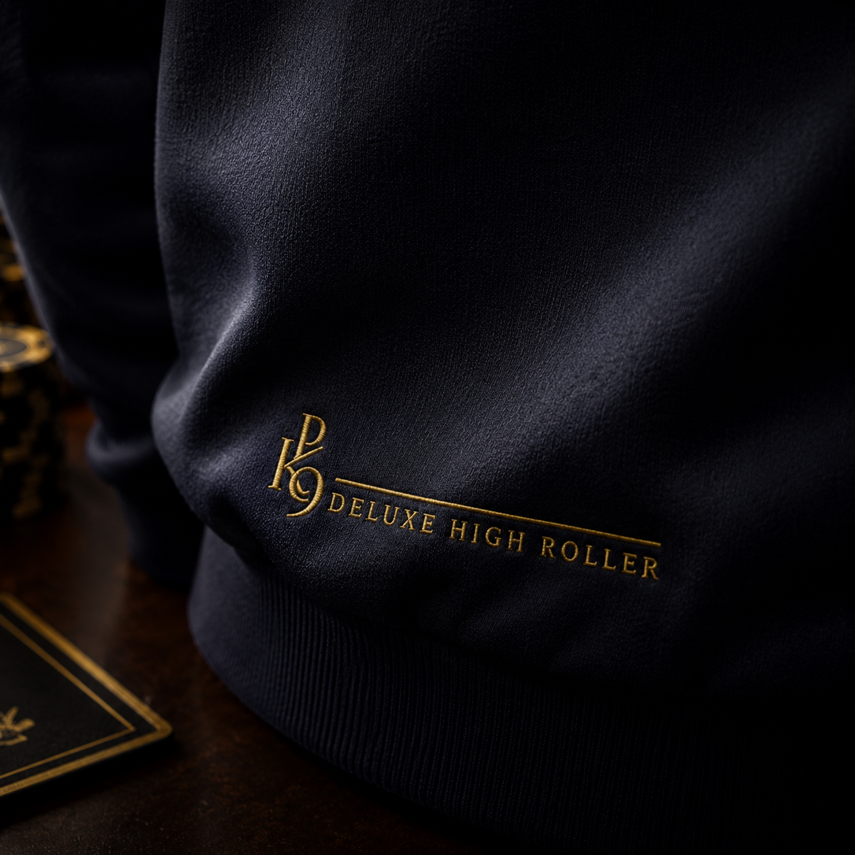 PK9 Deluxe High Roller - broderie dos dorée