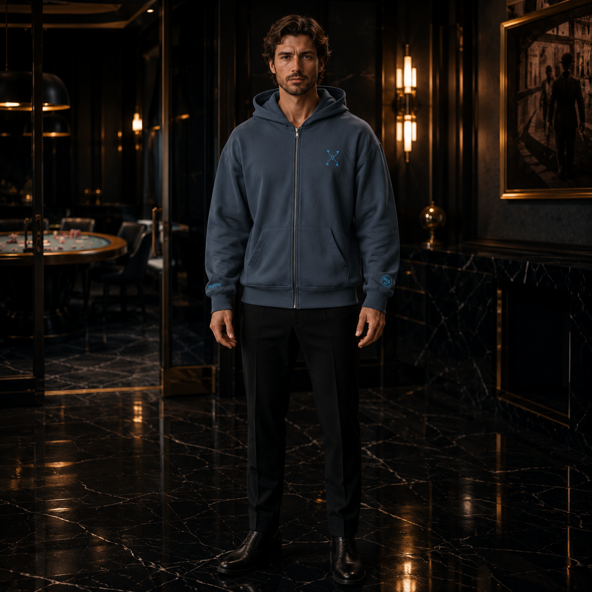 Private Table 09 – homme dans le foyer privé