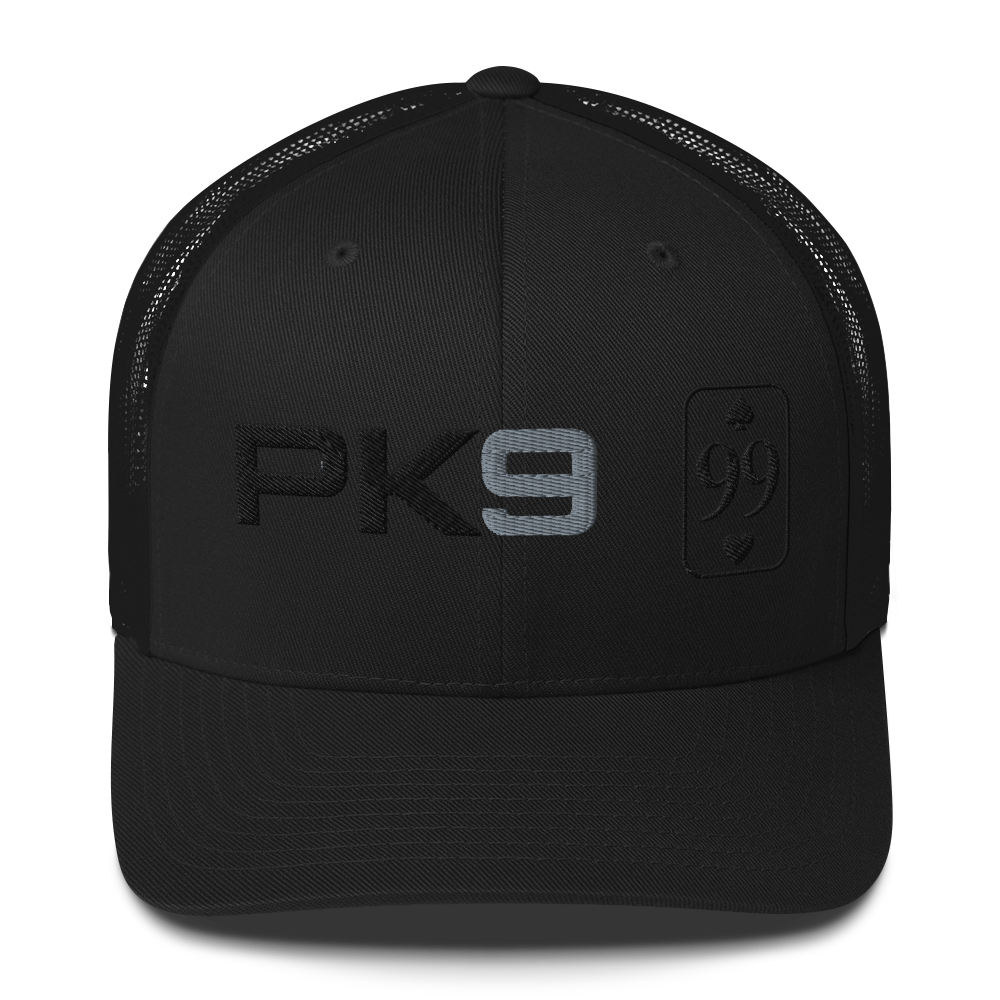 Casquette Trucker Essential — Noir — vue de face