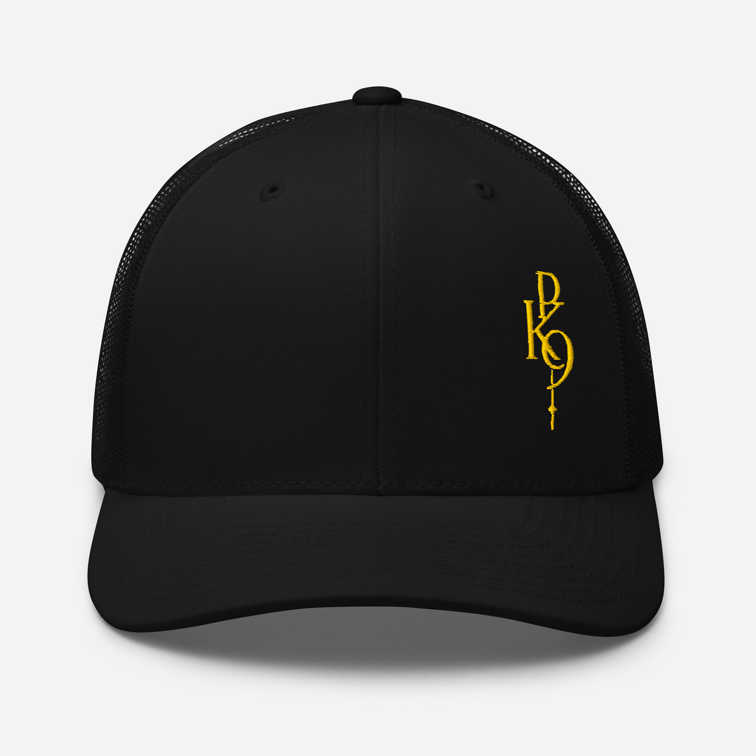 HighRoller Classic Trucker — Noir — Product mockup