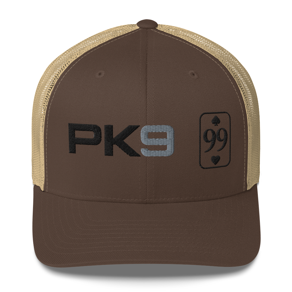 Casquette Trucker Essential — Marron Kaki — vue de face